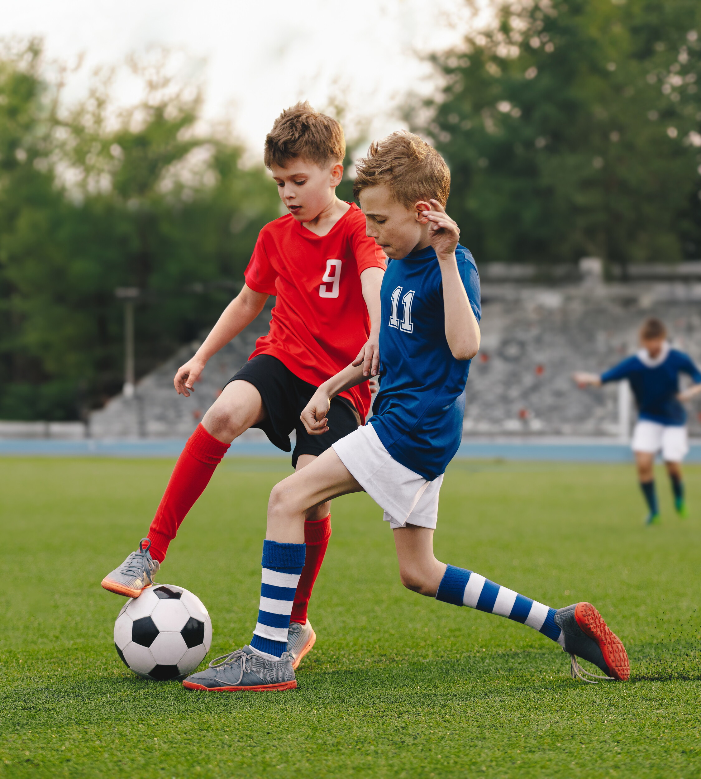 High-quality artificial grass for sports fields and multisport areas
