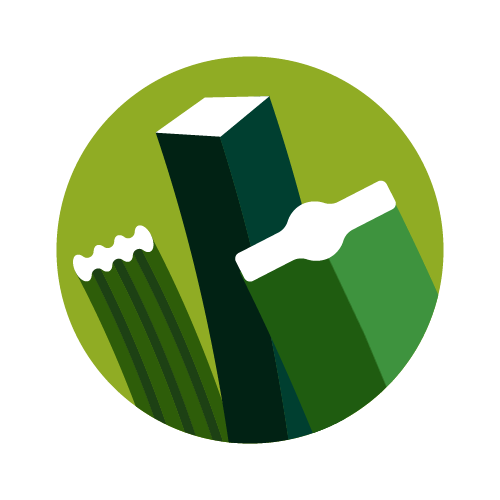 Optimized yarn combination for realistic, durable artificial grass